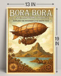 Bora Bora  A Steampunk Voyage Poster PosterGoat