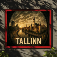 Tallinn at Dusk Poster