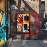 Creative Expression Infusion Artistic Poster