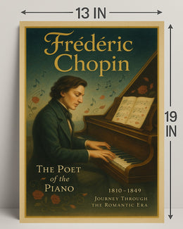 Frédéric Chopin The Poet of the Piano Poster PosterGoat