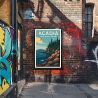 Acadia National Park Scenic Wanderlust Poster