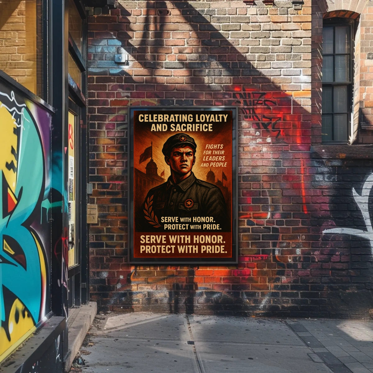 Celebrating Loyalty and Sacrifice Poster