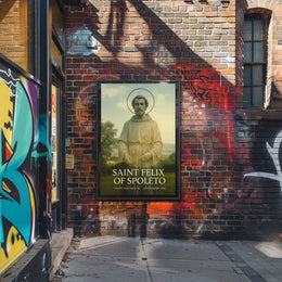 Saint Felix Of Spoleto Poster
