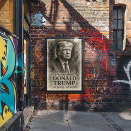 Donald Trump 47th President Poster