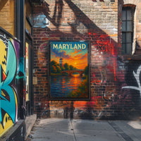 Maryland Sunset Poster