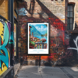 Scenic Lake Como Poster