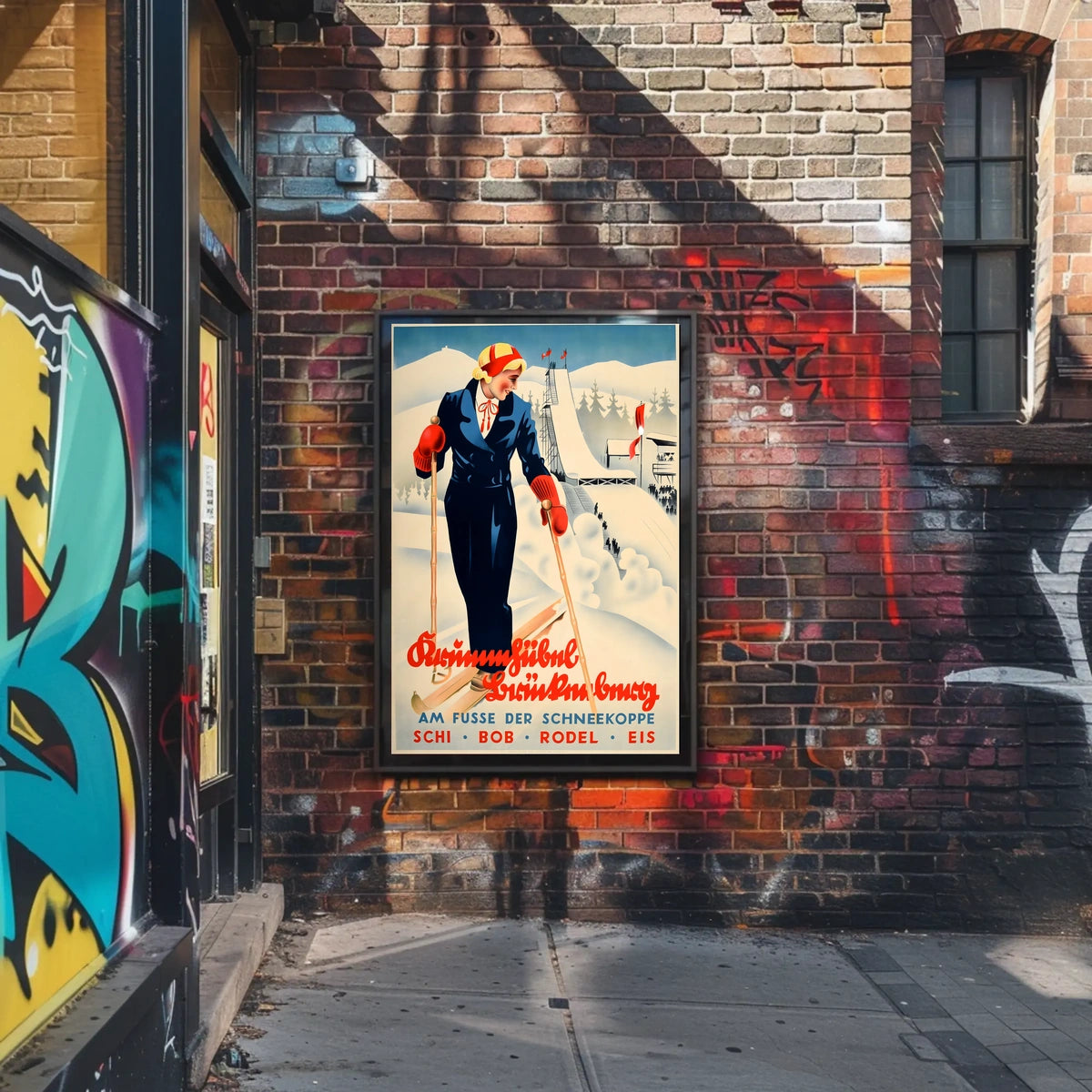 Winter Sports At The Foot Of The Poster