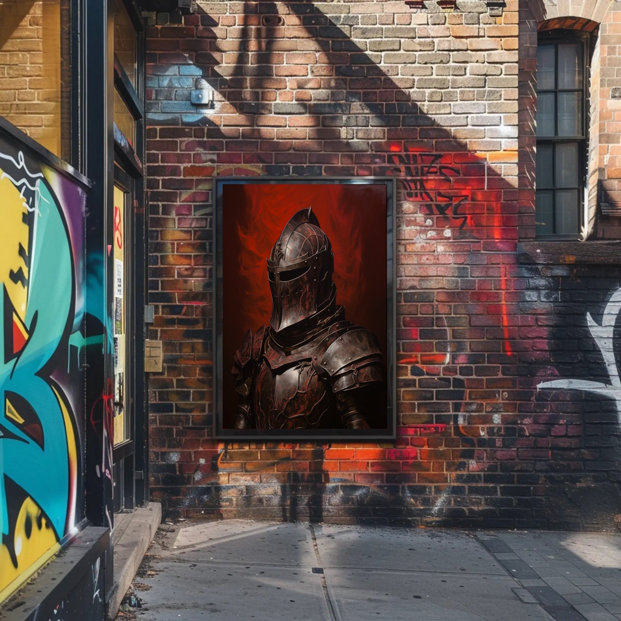 Medieval Knight Valor Art Print Historical or Presidential Poster