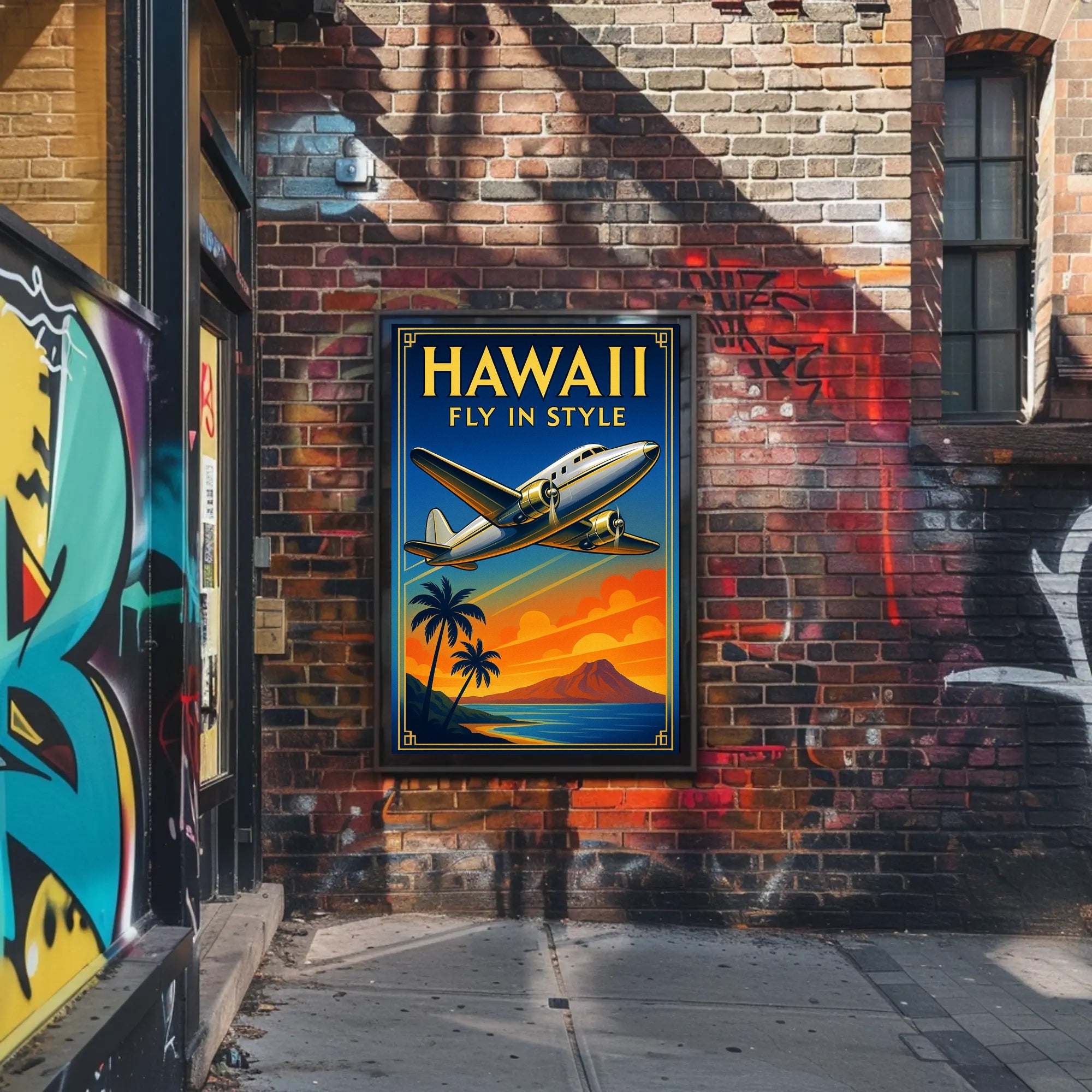 Hawaii Fly in Style Poster PosterGoat