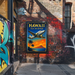 Hawaii Fly in Style Poster PosterGoat