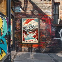 Yukon Wilderness Adventure Travel Poster