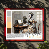 Tribute to Ada Lovelace Poster