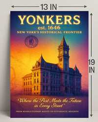 Yonkers New Yorks Historical Frontier Poster PosterGoat