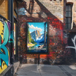 Rocky Mountain National Park Scenic Poster Print