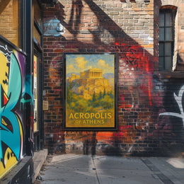 Acropolis of Athens Poster