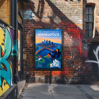The Vibrant Pulse of Minneapolis Poster PosterGoat