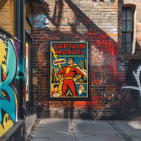 Captain Marvel The World's Mightiest Mortal Poster PosterGoat