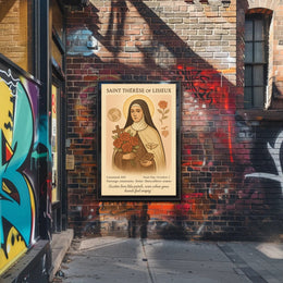 Saint Thérèse of Lisieux Devotional Cultural Heritage Poster