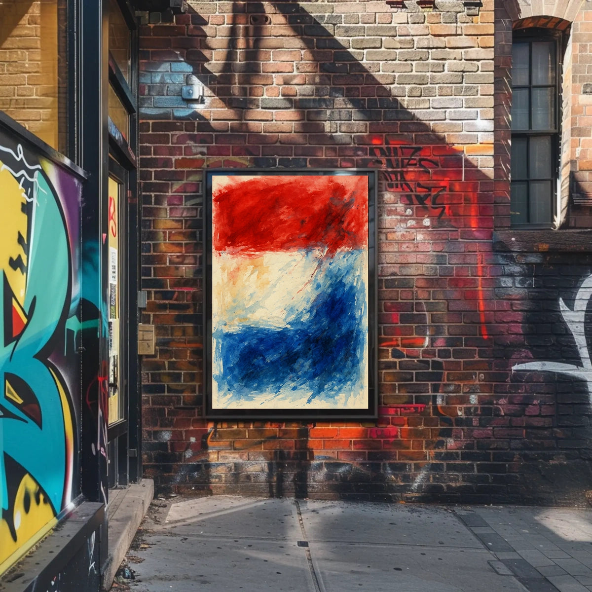 Abstract Tricolor Expression Abstract Poster
