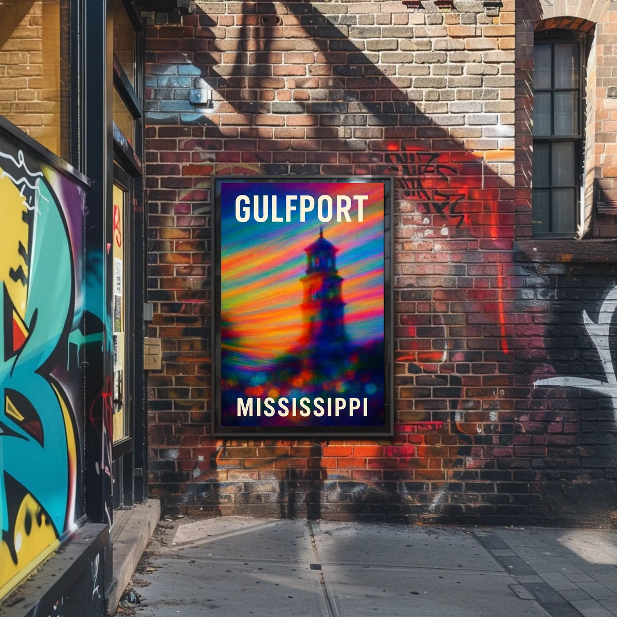 Gulfport Mississippi Coastal Travel Photography Poster
