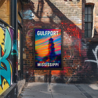 Gulfport Mississippi Coastal Travel Photography Poster