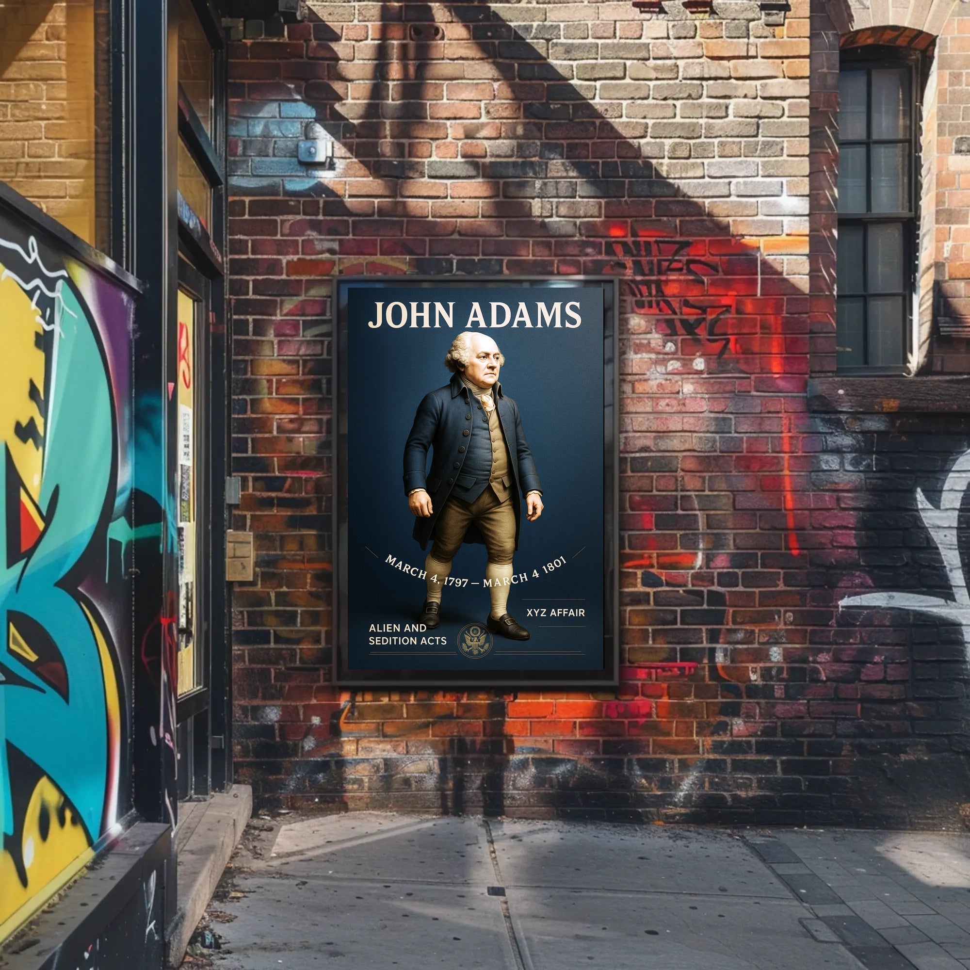 John Adams 2nd President Poster PosterGoat