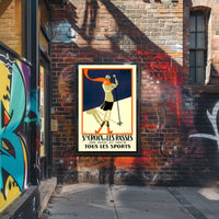 Winter Sports In Sainte-Croix Poster