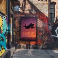 Lockheed ES-3A Shadow in Flight Aviation Poster