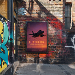 Lockheed ES-3A Shadow in Flight Aviation Poster