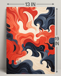 Swirling Colors Of Expression Poster