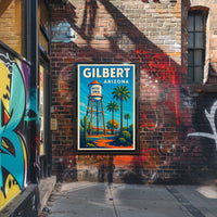 Gilbert, Arizona Water Tower Poster