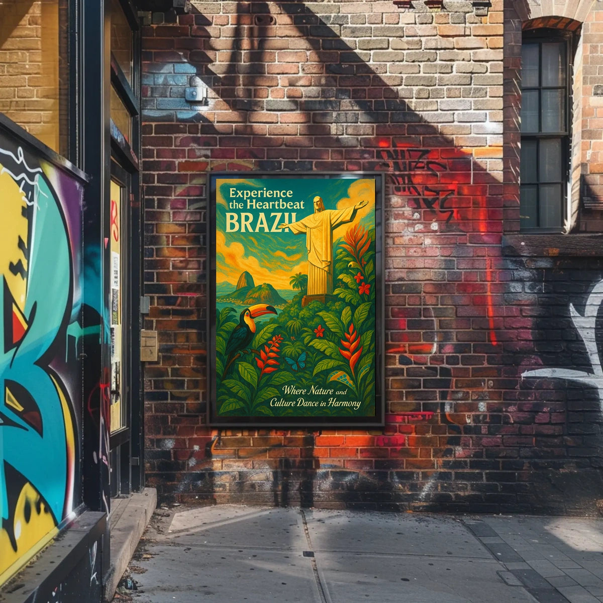 Experience the Heartbeat of Brazil Poster