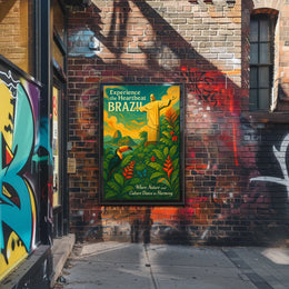 Experience the Heartbeat of Brazil Poster