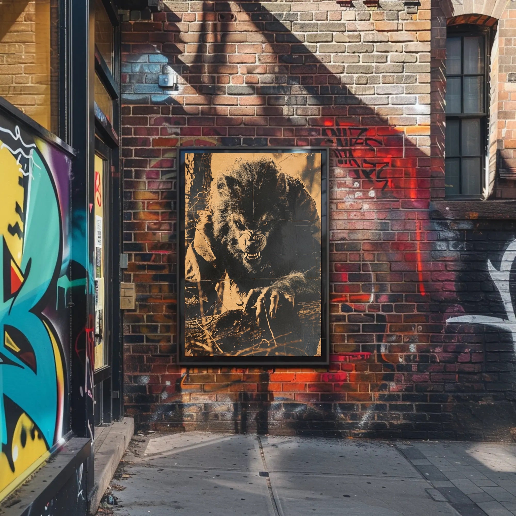 The Ferocious Werewolf Art Print Poster Decor PosterGoat