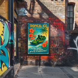 Tropical Ice Team Jamaica Poster