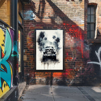 Skull Cruiser In The Mist Poster