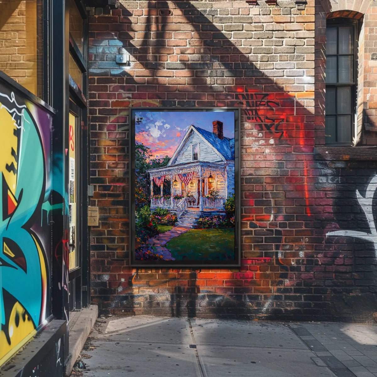 wooden house Poster