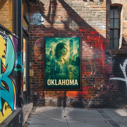 Oklahoma A Modern Reflection Poster