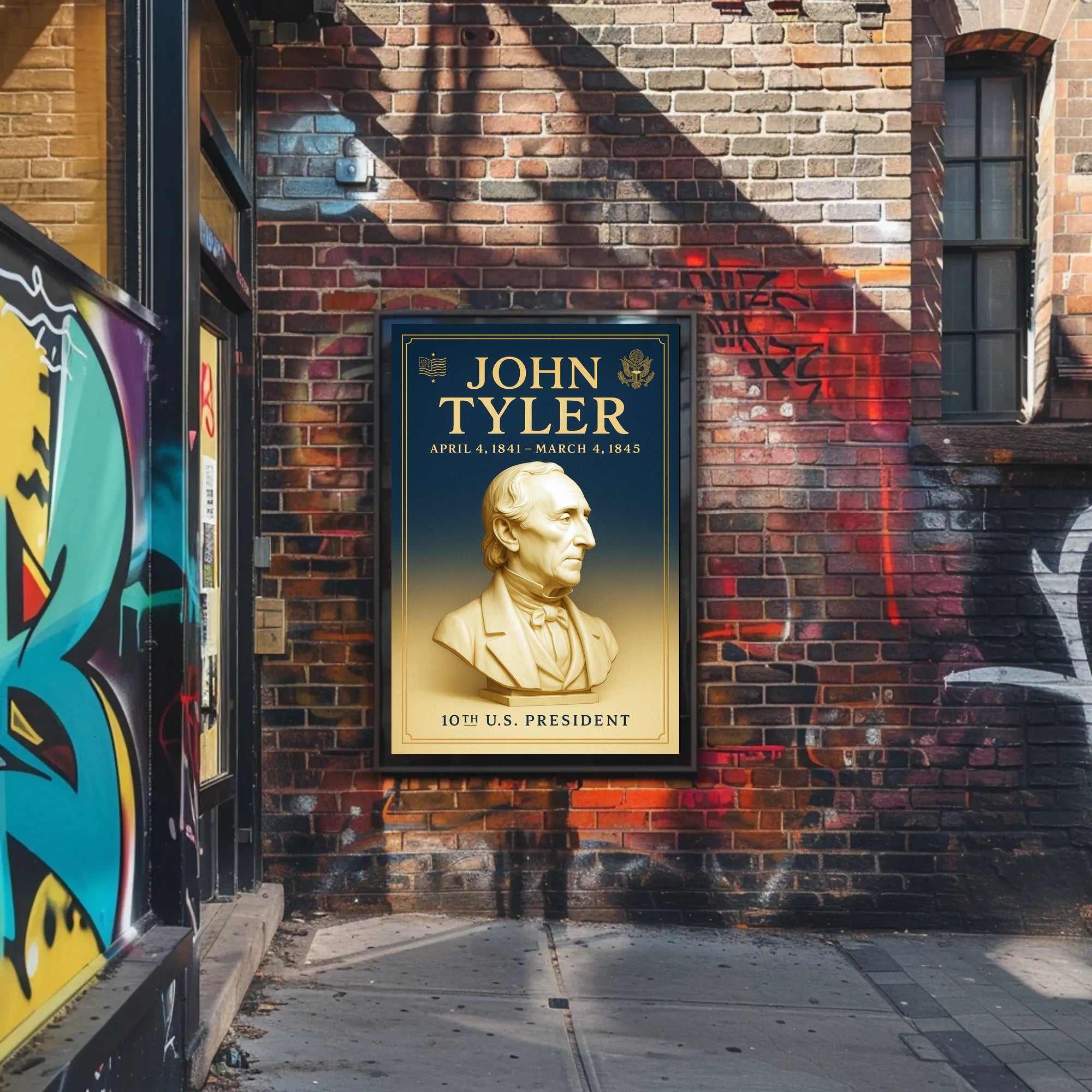 John Tyler 10th President Poster PosterGoat