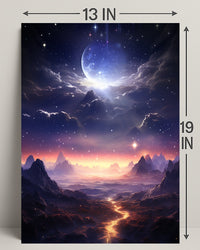 Celestial Landscape Poster