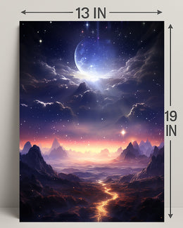 Celestial Landscape Poster