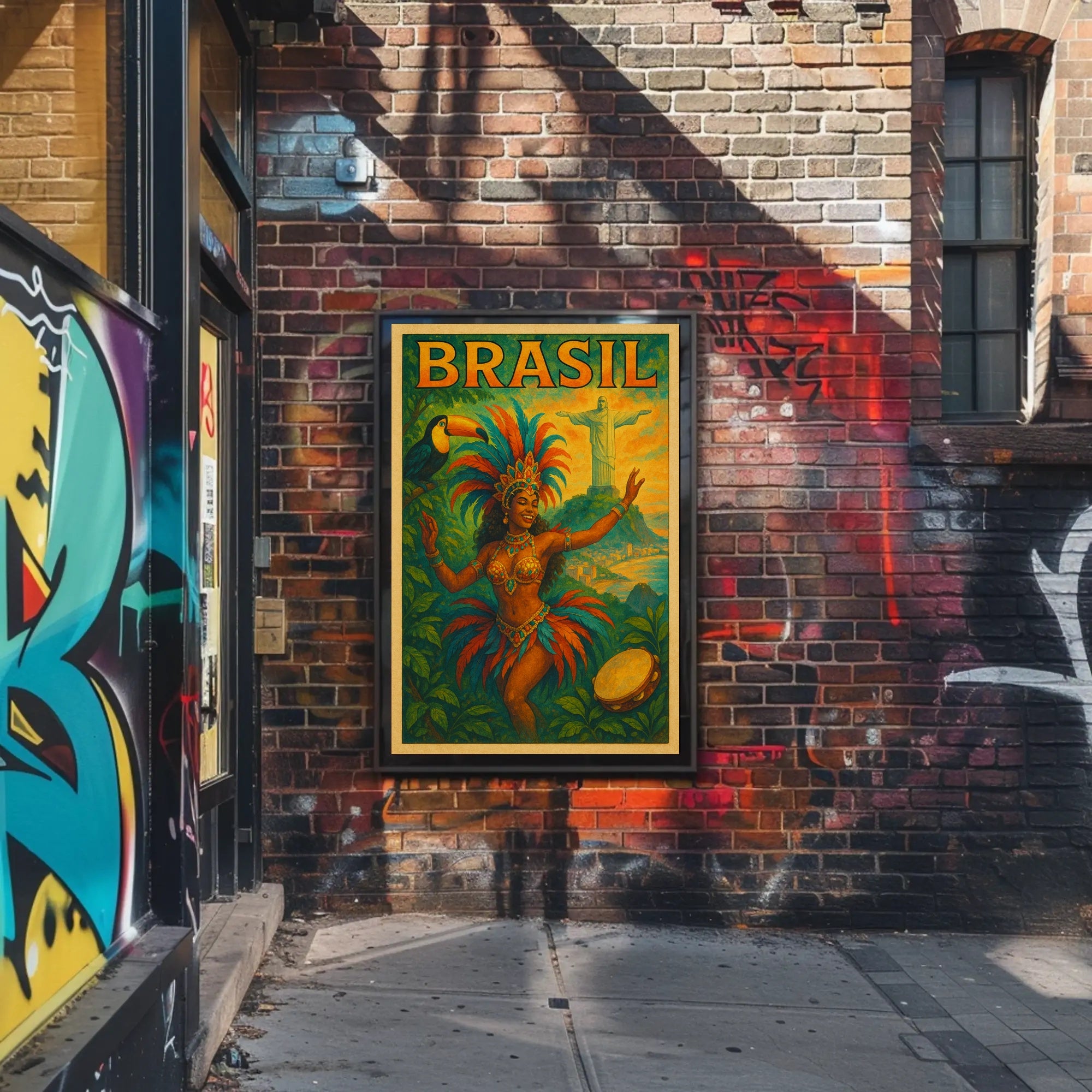 Vibrant Brazil Celebration Poster