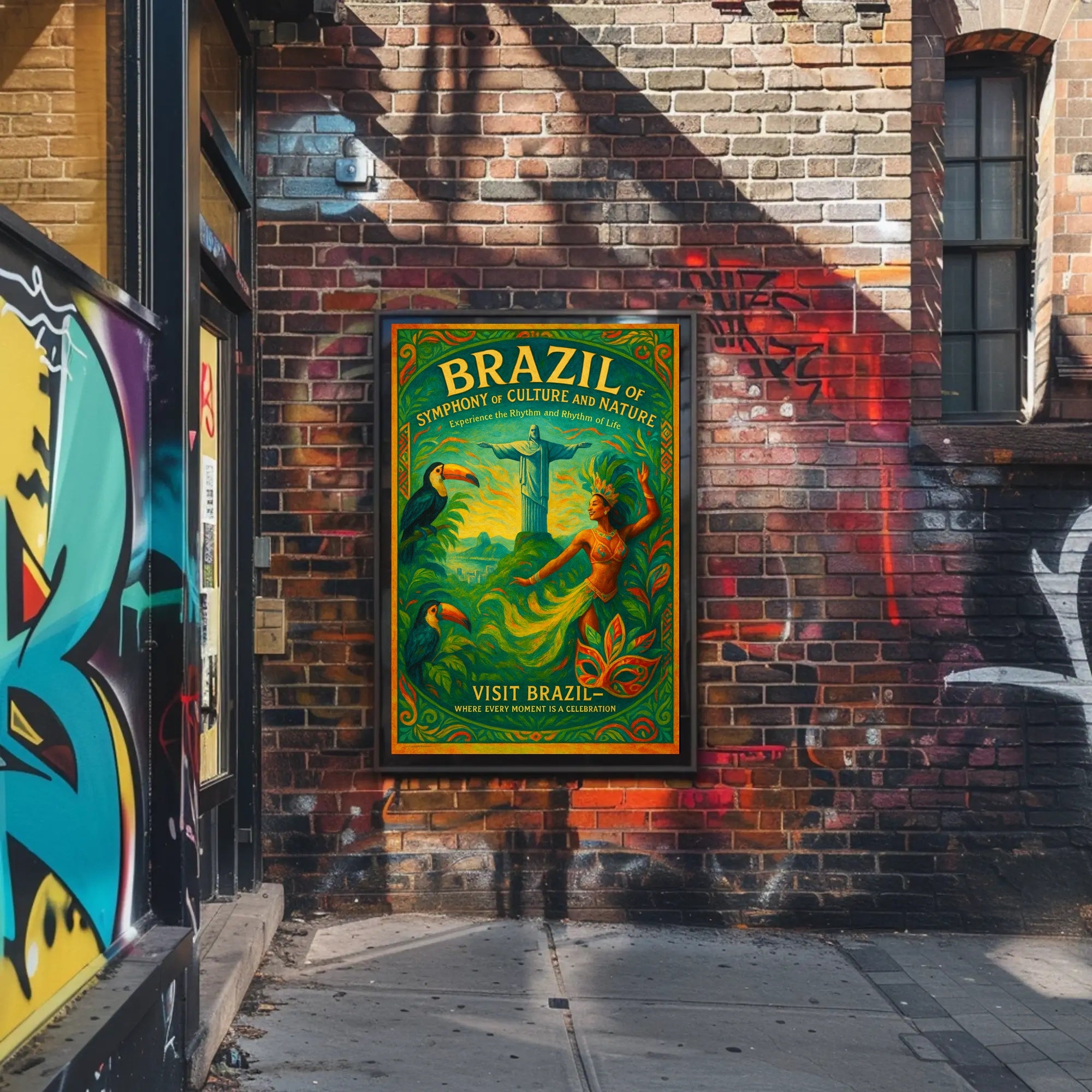 Brazil Symphony of Culture and Nature Poster