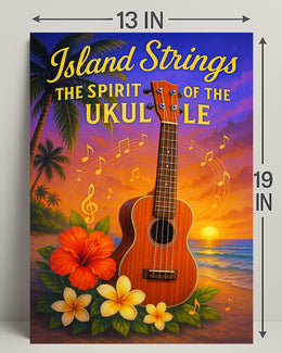 Island Strings - The Spirit of the Ukulele Poster PosterGoat