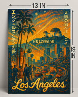 Los Angeles Dreamscape Poster PosterGoat