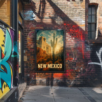 New Mexico Desert Landscape Poster