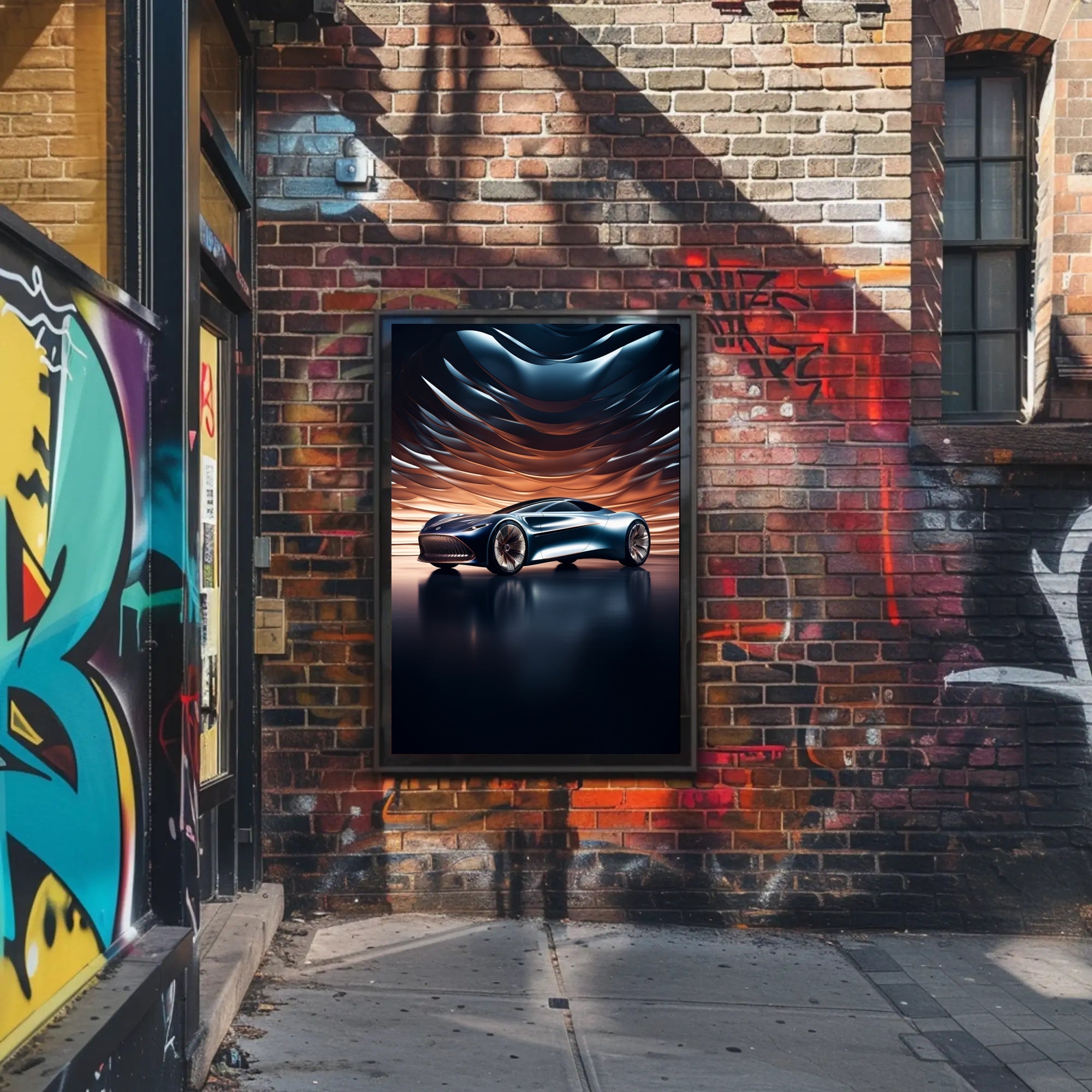 Futuristic Elegance Poster