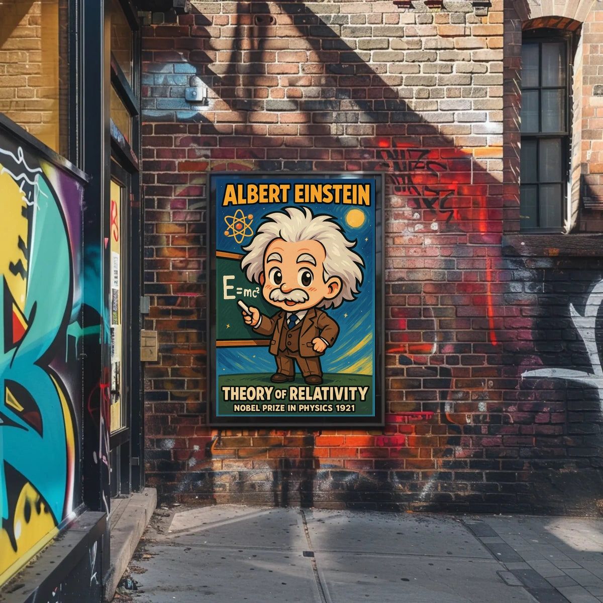 Albert Einstein Theory Of Relativity Poster