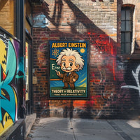 Albert Einstein Theory Of Relativity Poster