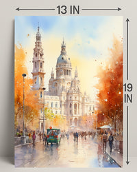 Autumn In The City Poster